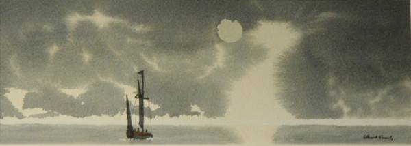 - watercolour on Paper, Painting by Stuart Grant, measuring 11 x 29 cm (H x W) framed at 28 x 47 cm £195